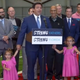 Tony Dungy looks on as FL Governor Ron DeSantis speaks about more problematic legislation.